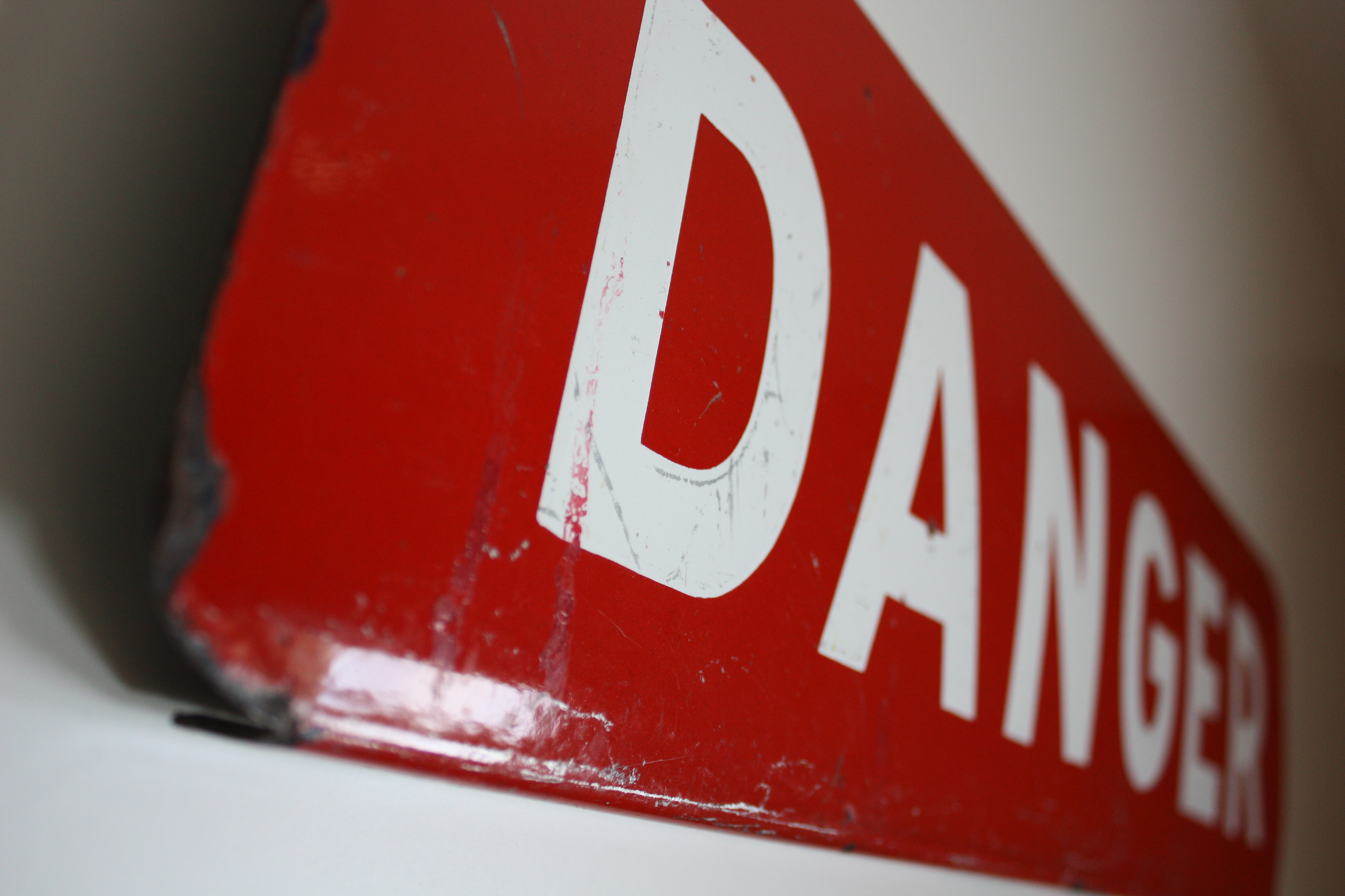 Plaque émaillée | Danger