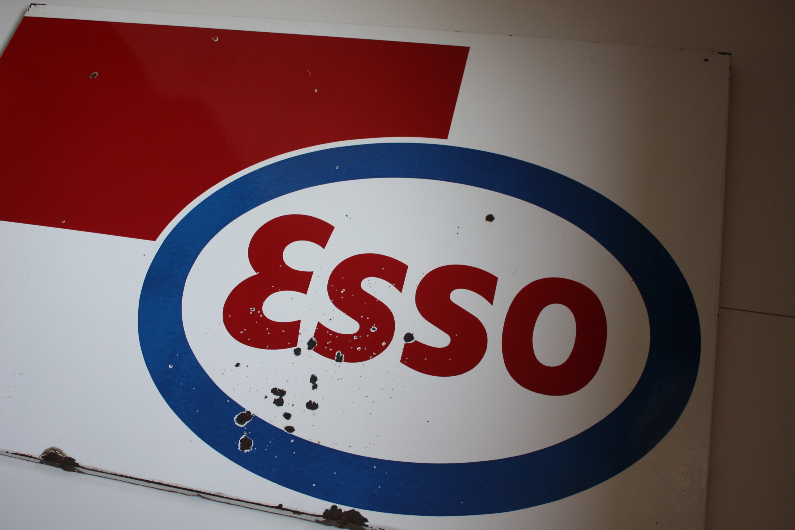 Plaque émaillée | Esso