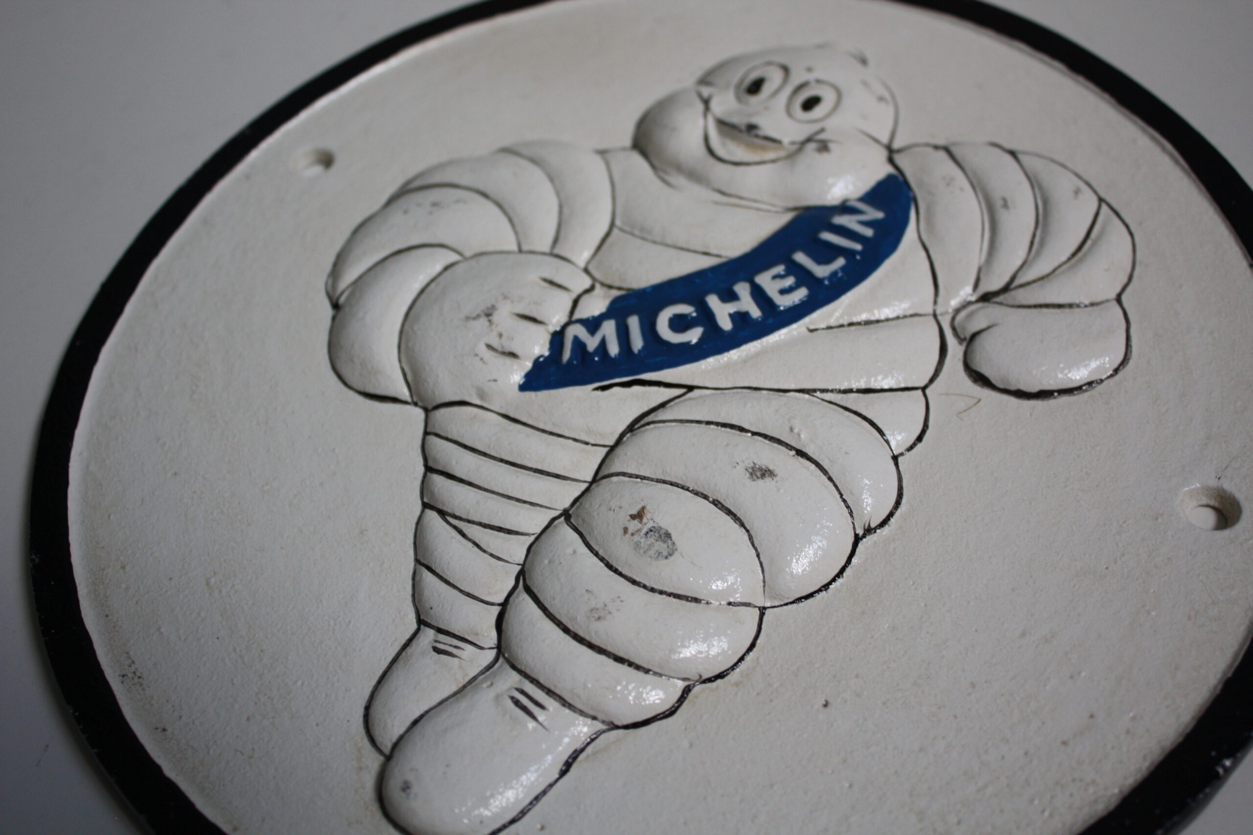 Plaque émaillée double-face | Michelin