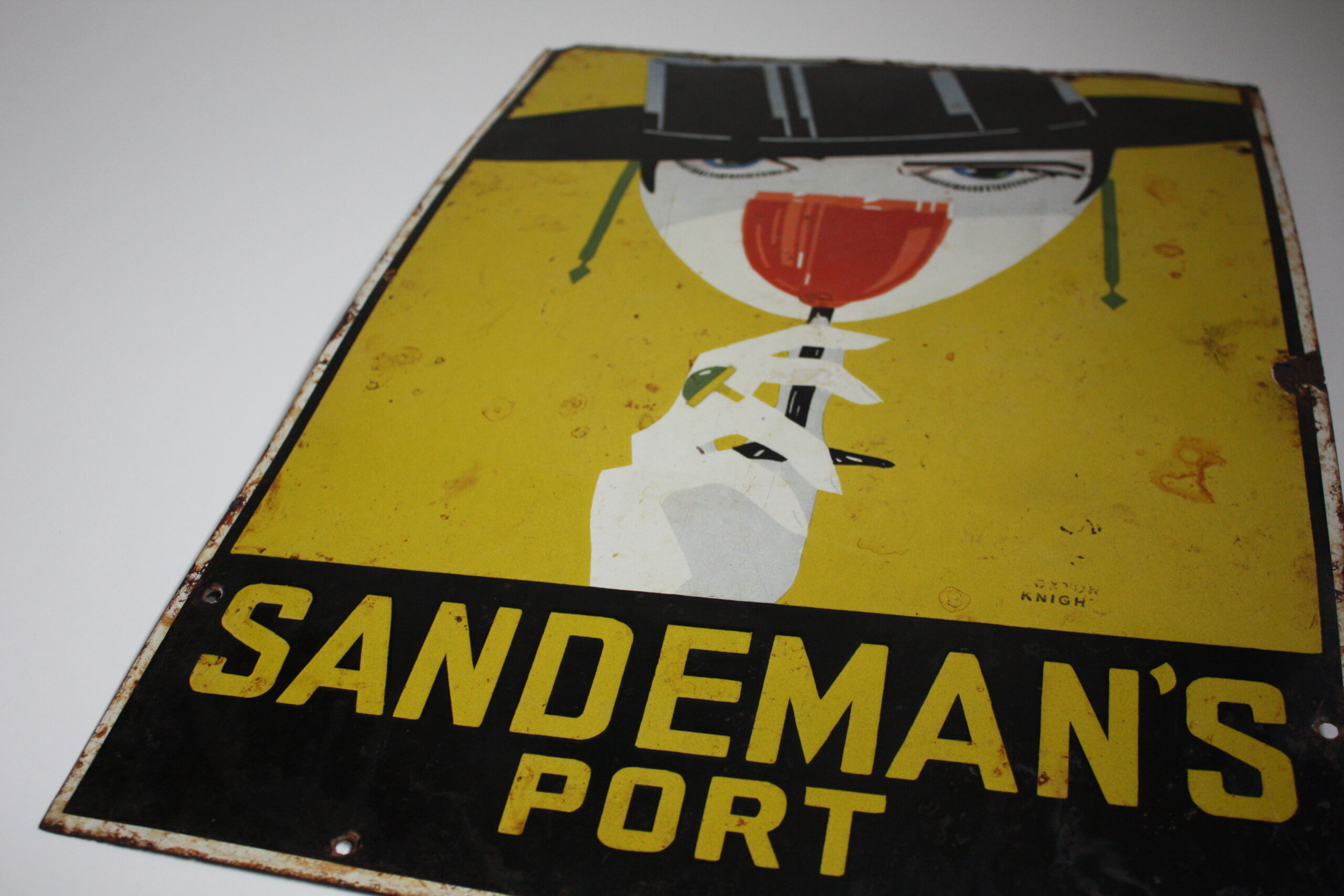 Plaque émaillée | Sandeman&rsquo;s Port