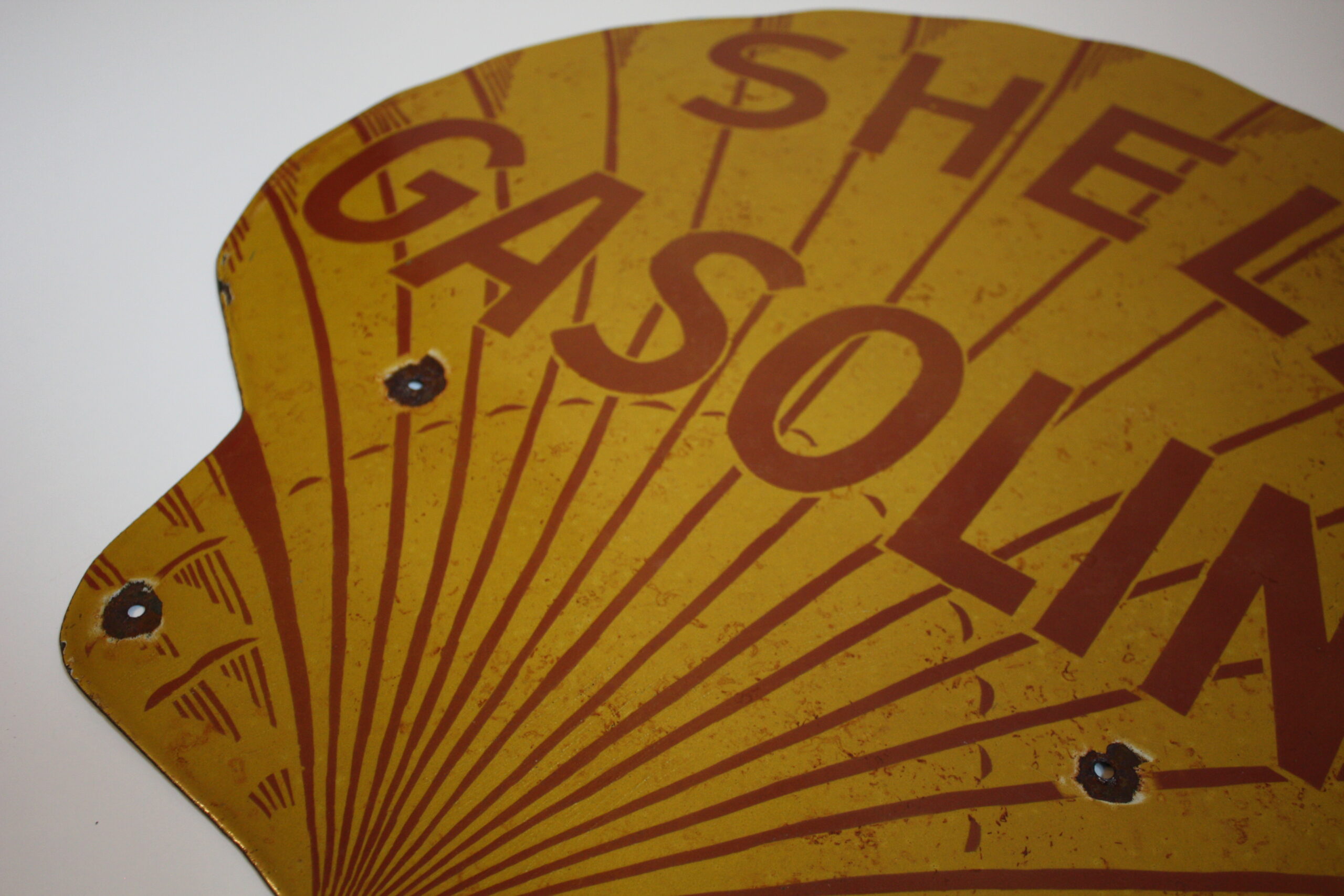 Plaque émaillée | Shell Gasoline