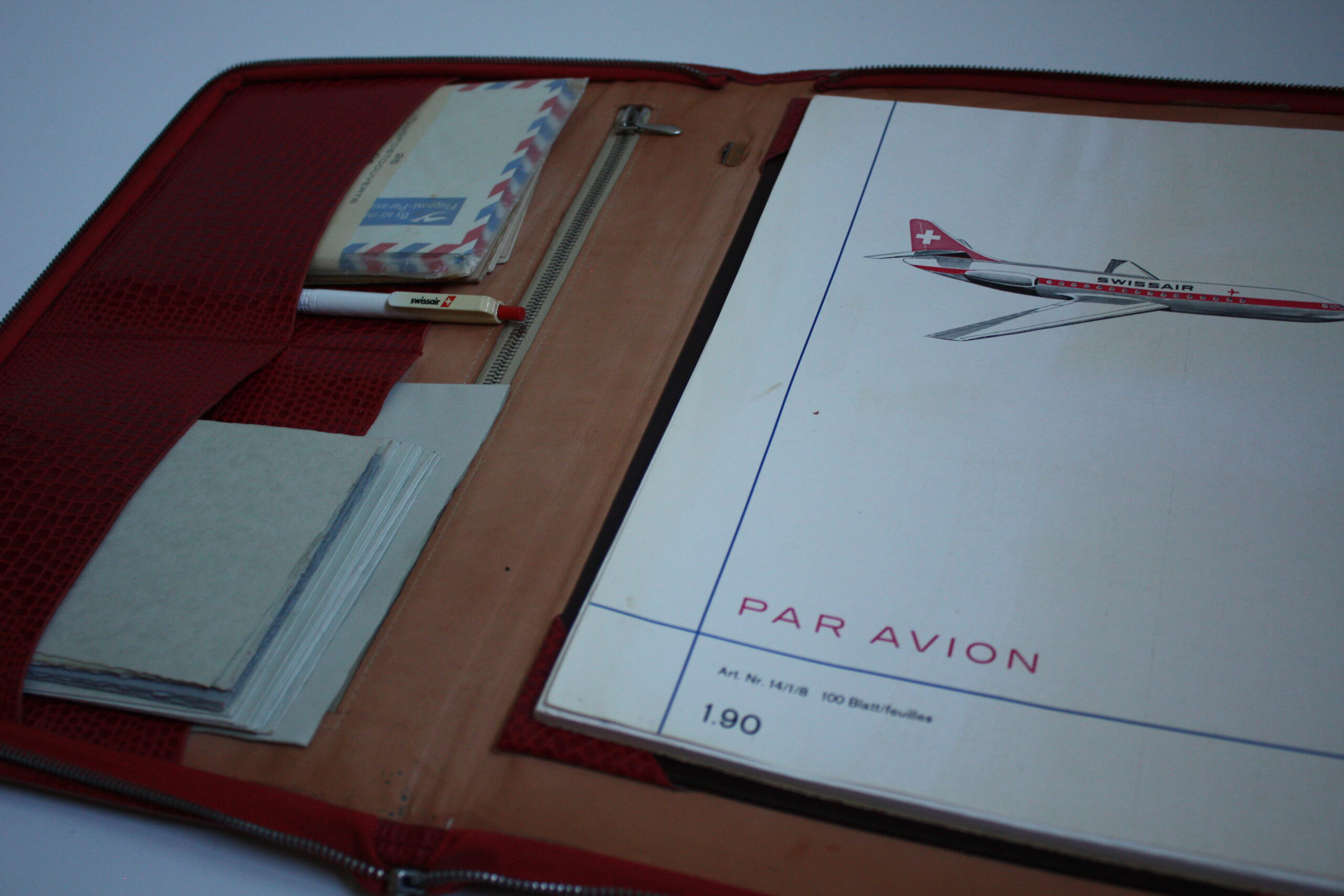 Porte-documents | Swissair 1ère classe