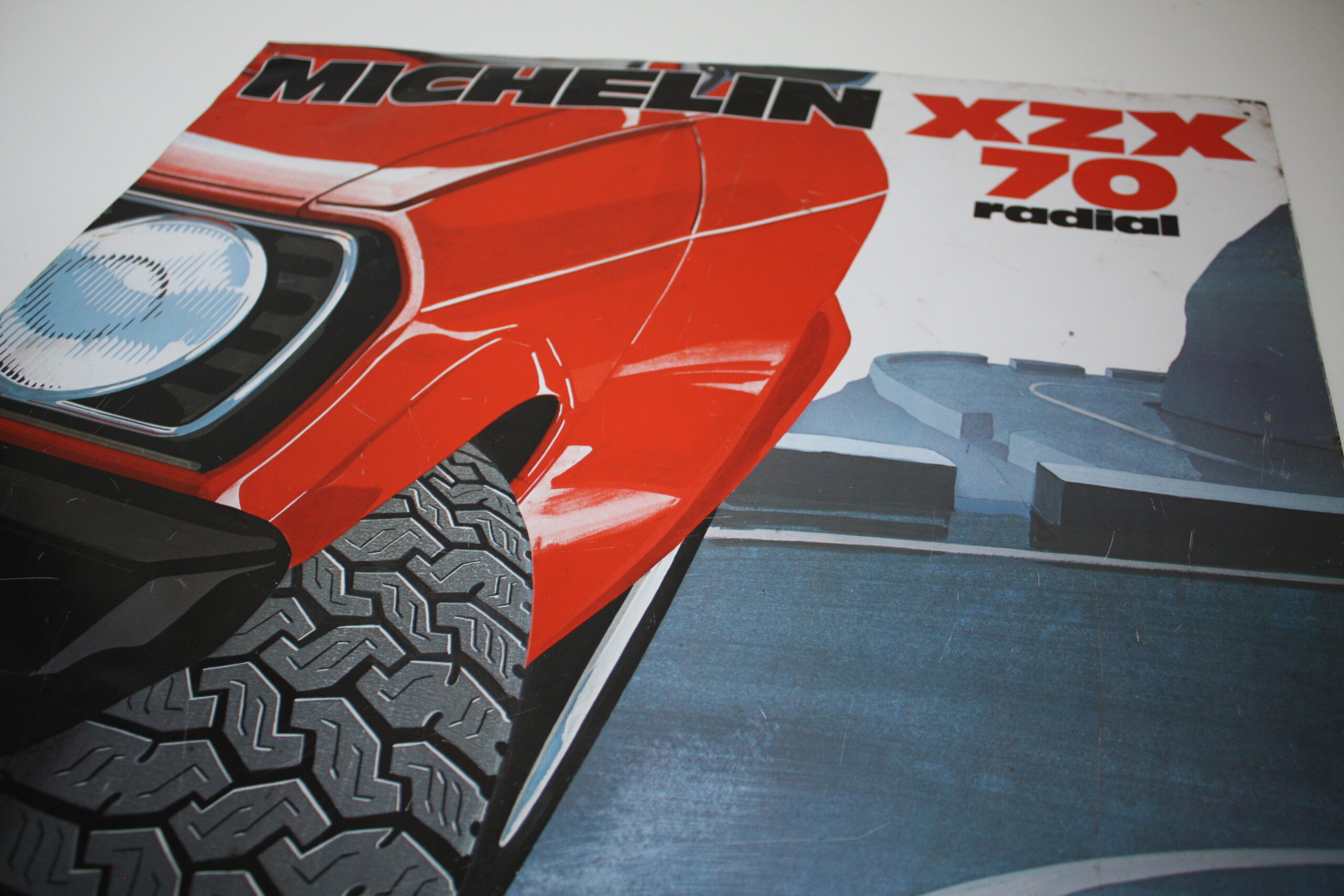 Tôle émaillée -Michelin XZX 70-XZXTôle émaillée -Michelin XZX 70-